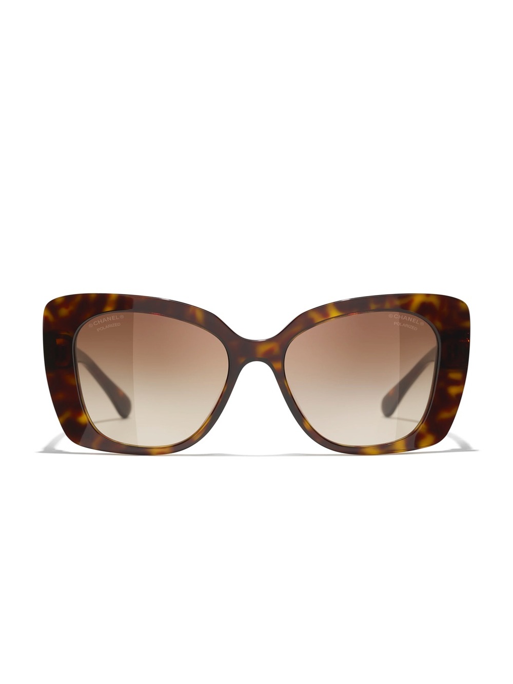 Chanel square sunglasses dark havana